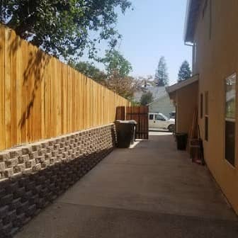 White painted deck and pergola