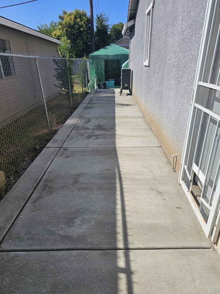 Flagstone path with curated rock landscaping